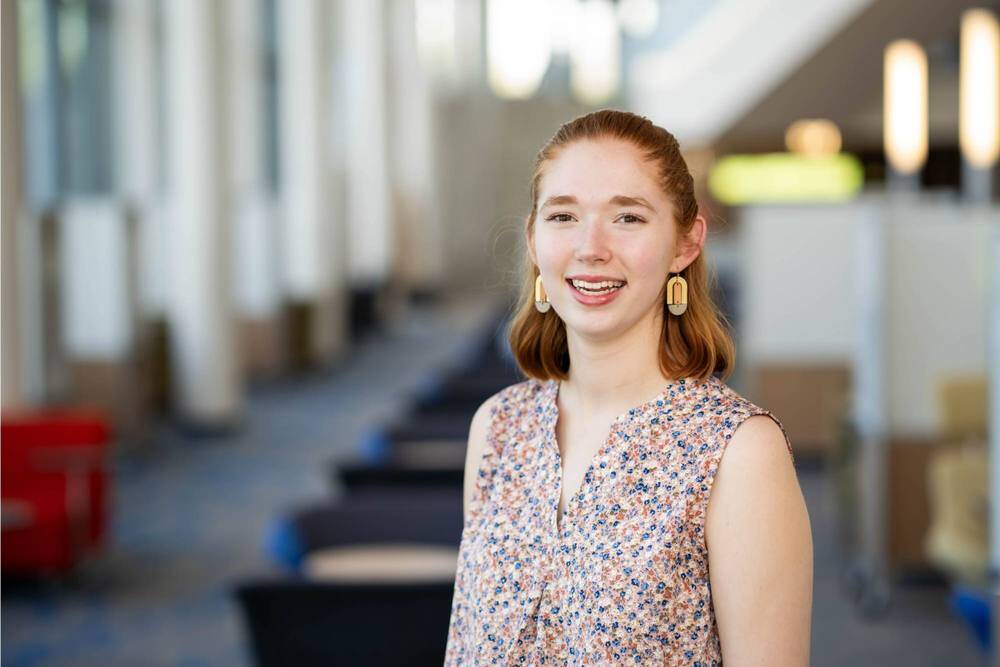 Bri Hofman ('27), a double major in cell & molecular biology & music, is awarded a Van Andel Student Summer Research Fellowship for Summer 2025